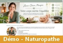  Site pour naturopathe sophrologue 